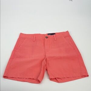 GAP Pink Bermuda Shorts Tailored Cotton Mid-Length